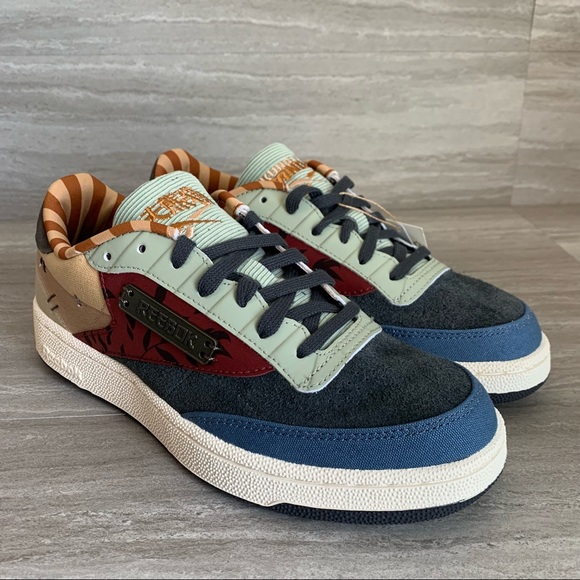 Reebok X Kung Fu Panda Club C Tennis Shoes - Picture 2 of 8